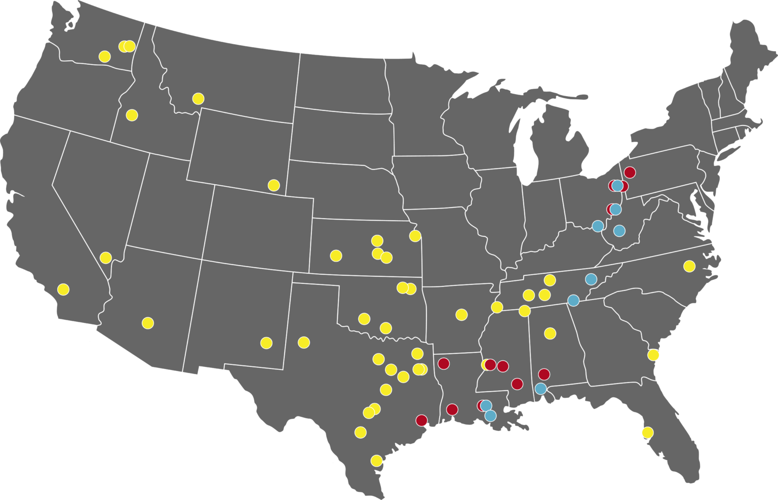 Locations - Ergon Terminaling, Inc.
